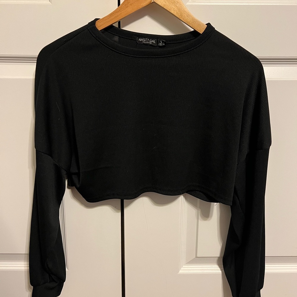 Nasty Gal Cropped Long Sleeve